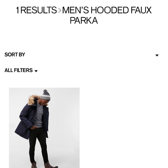 NEW Express Hooded Men's Parka / Size XL - Picture 4 of 5